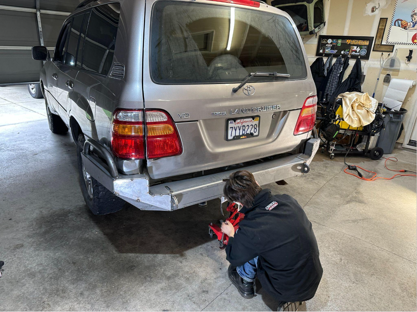 Post-Body Work, During Bumper Fabrication
