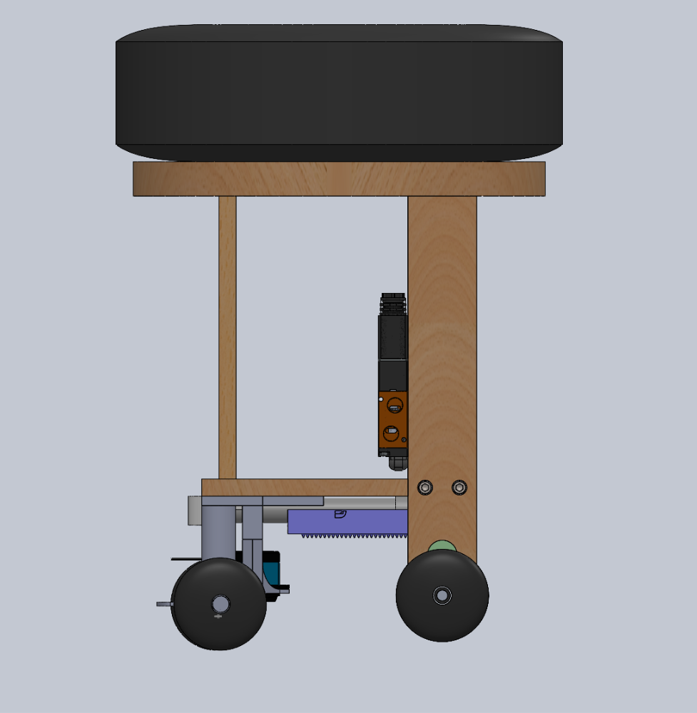 CAD Side View of Robot