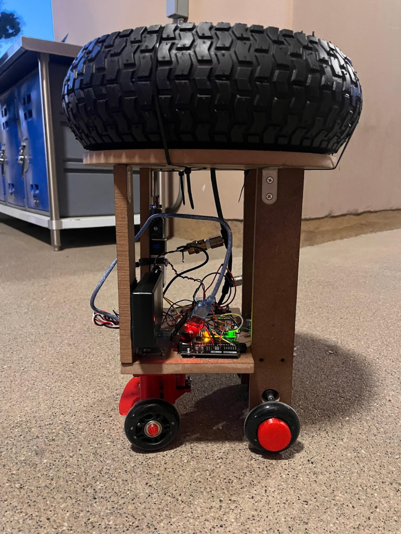 Real Side View of Robot